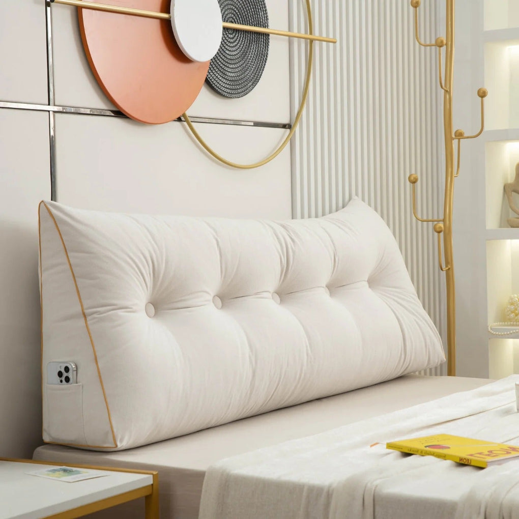 Luxurious elegant wedge pillow