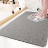 Non-slip PVC bathroom mat with soft foot massage surface