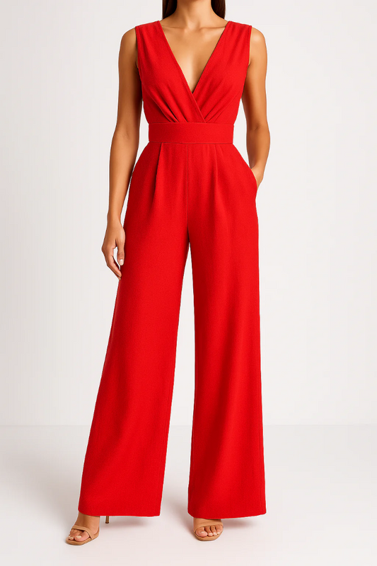 Sommerpendlerjumpsuit for kvinner