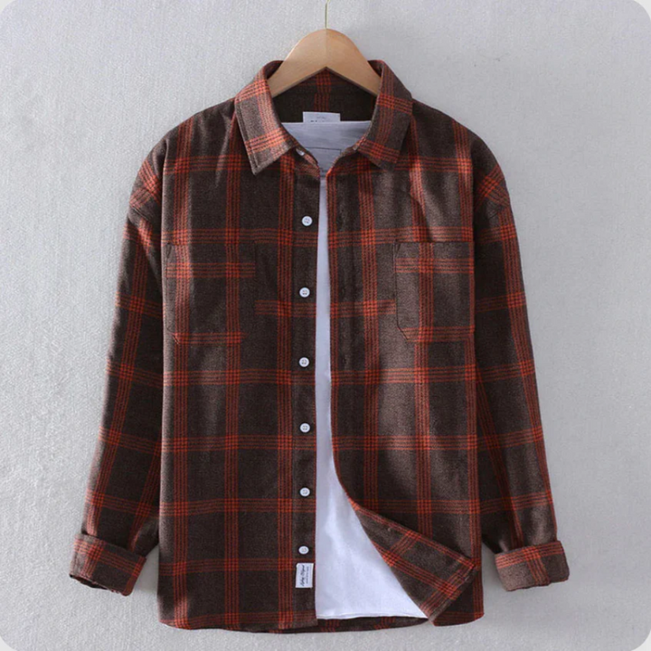 Classic style – checkered shirt for men for autumn and winter