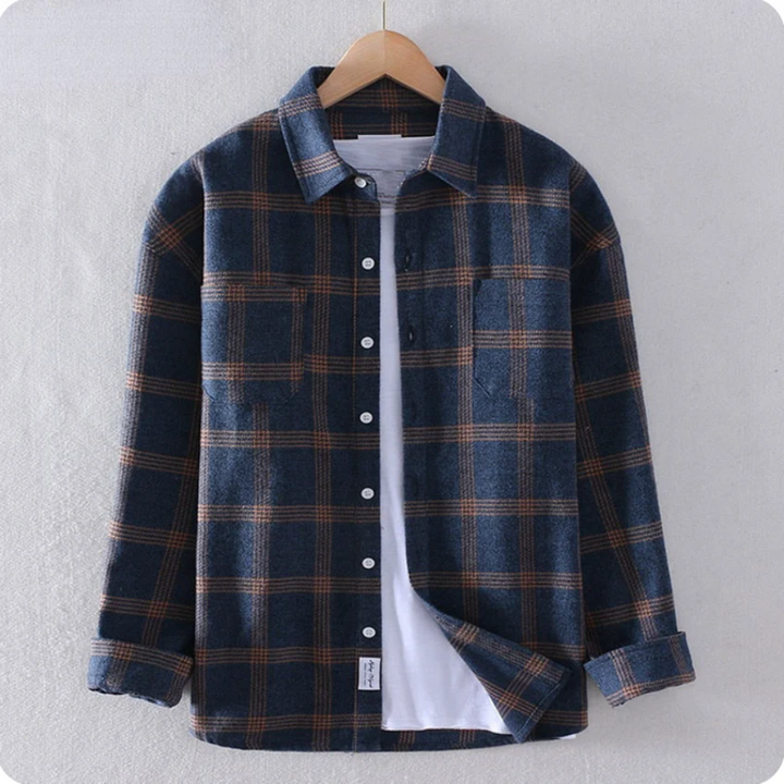 Classic style – checkered shirt for men for autumn and winter