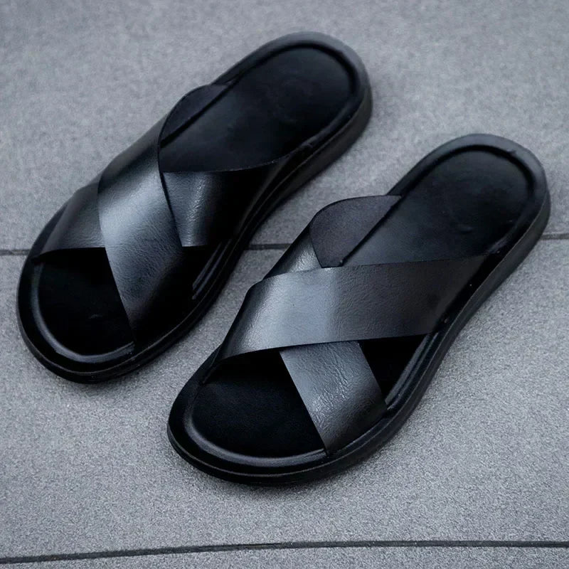 Italienske menn's mules
