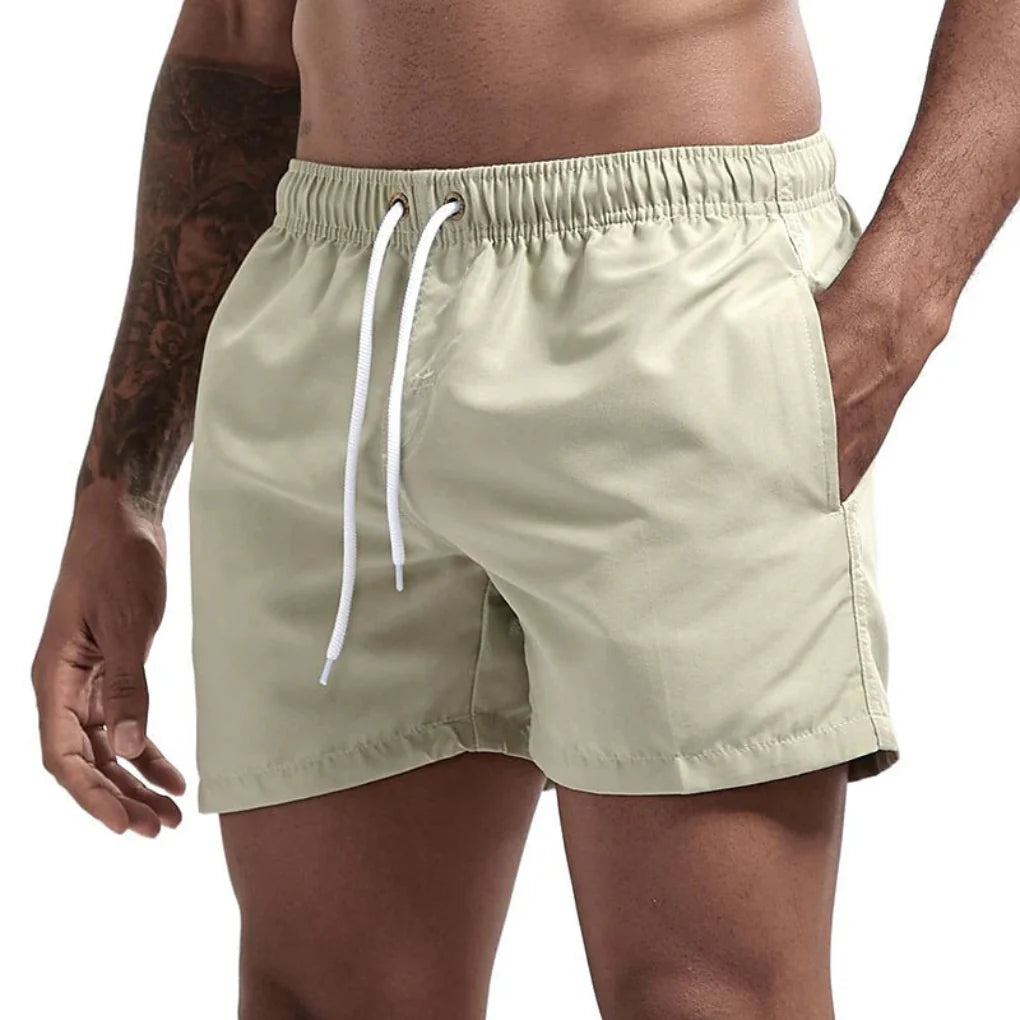 Men's swim shorts with quick-dry