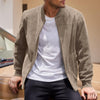 Retro suede leather jacket for men