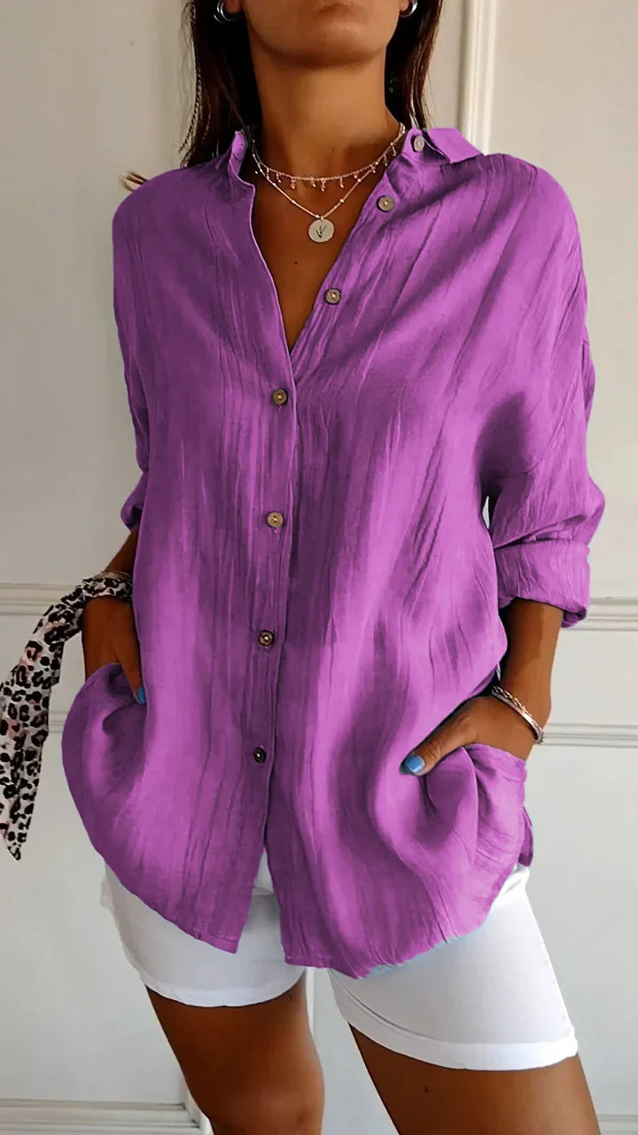 Women's shirt with buttons