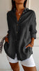 Casual Button Down Overhemd for Damer