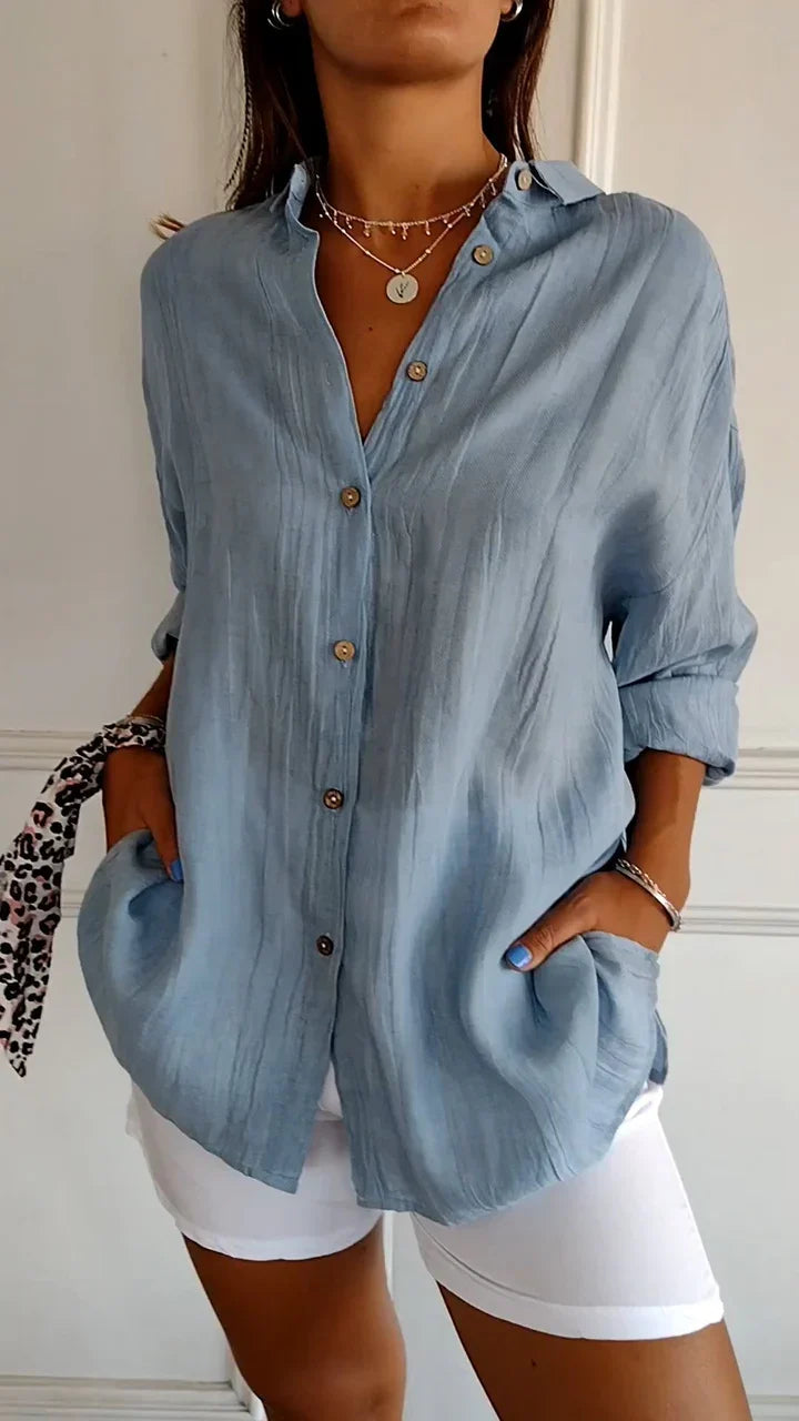 Women's shirt with buttons