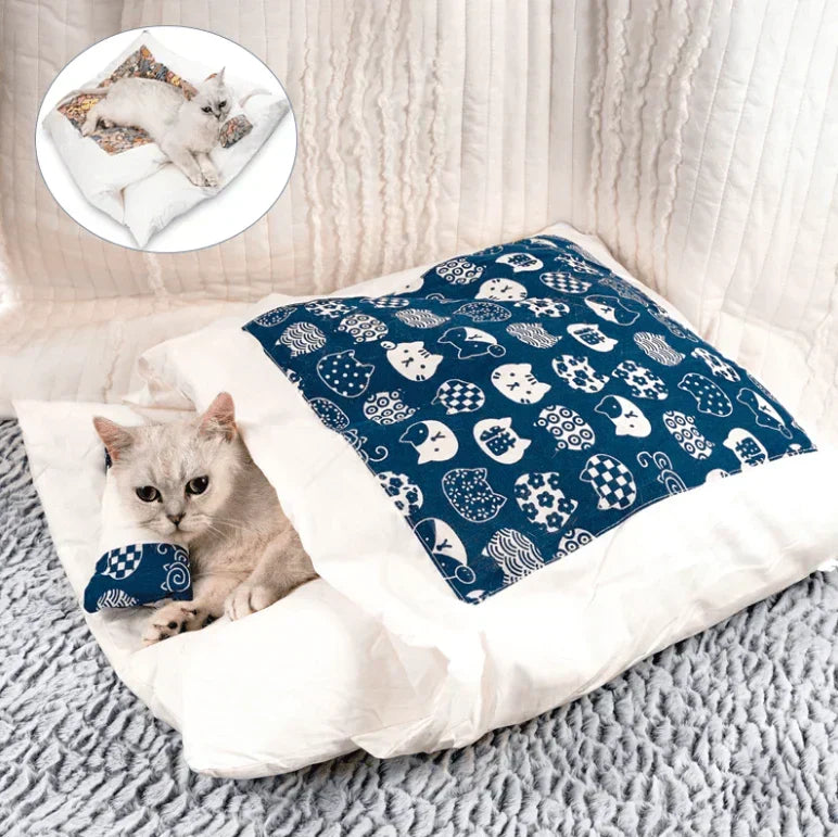 Vintersovepose for katter – SnugKitty Frost Magic