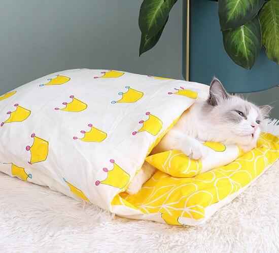Vintersovepose for katter – SnugKitty Frost Magic