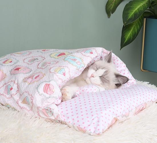 Vintersovepose for katter – SnugKitty Frost Magic