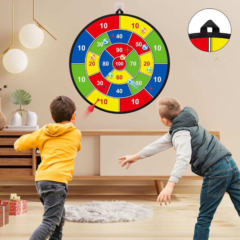 Stor blink for barn med klistreballer og piler – PlayTarget