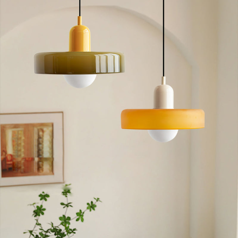 Fargerik Taklampe | Bauhaus-stil | Kunstnerisk Design