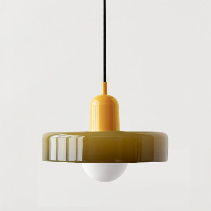 Fargerik Taklampe | Bauhaus-stil | Kunstnerisk Design