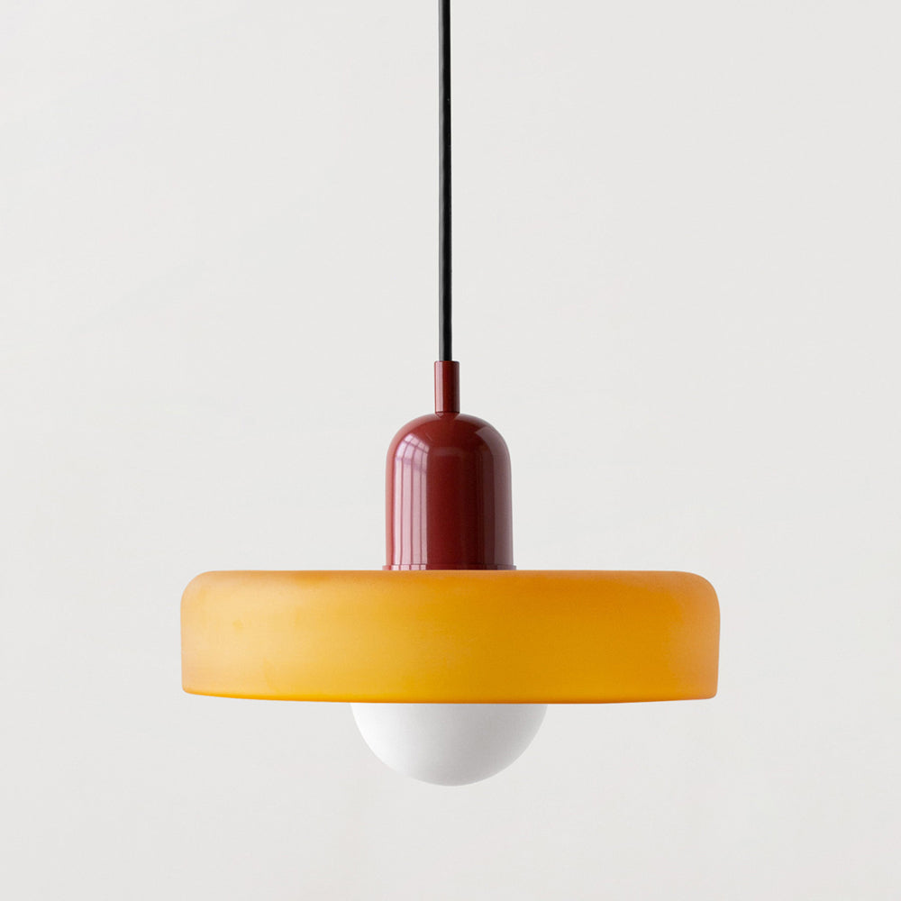 Fargerik Taklampe | Bauhaus-stil | Kunstnerisk Design