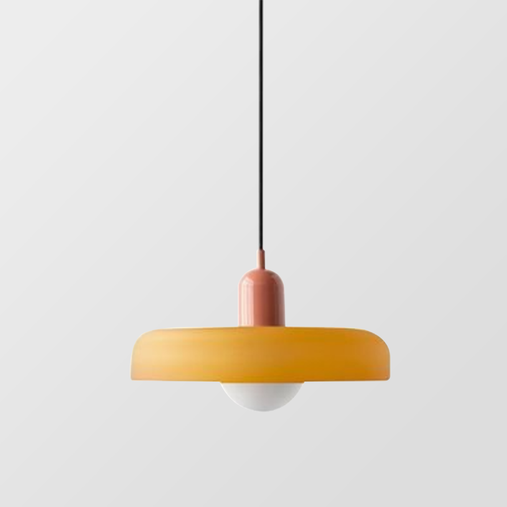Fargerik Taklampe | Bauhaus-stil | Kunstnerisk Design