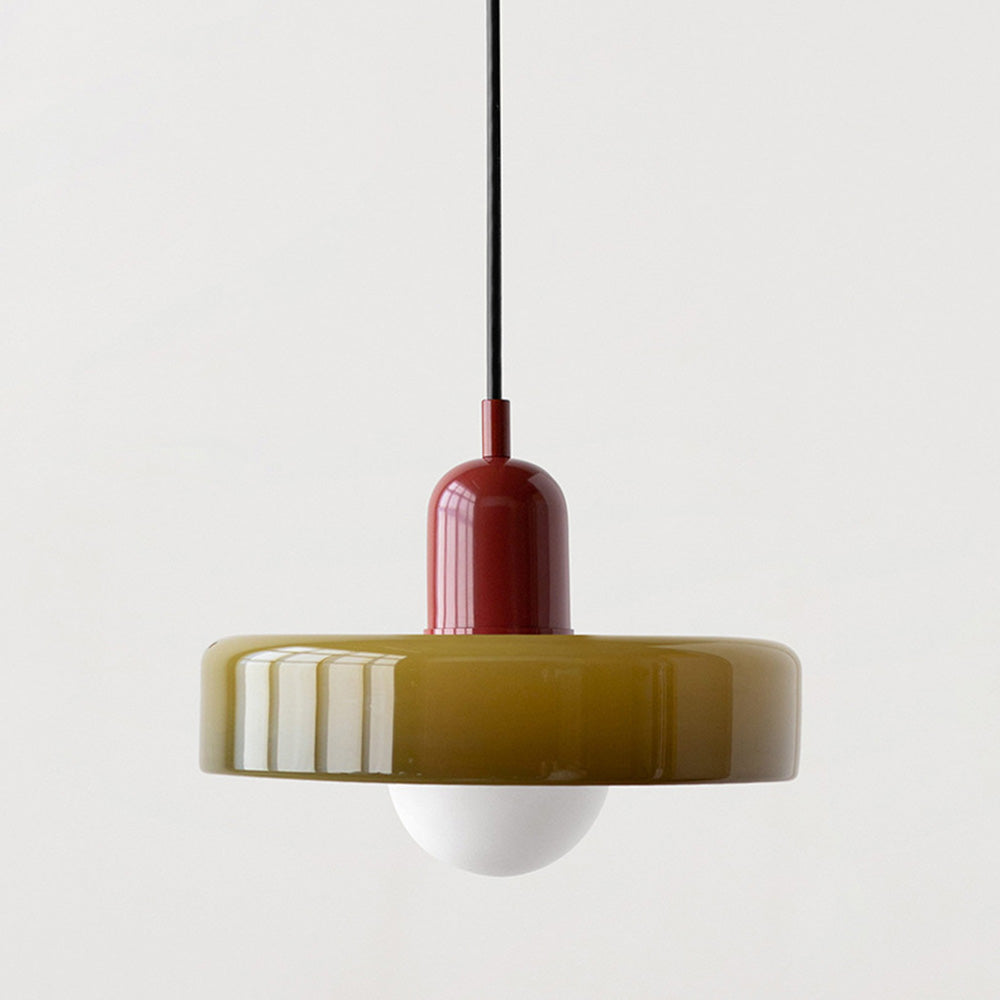 Fargerik Taklampe | Bauhaus-stil | Kunstnerisk Design