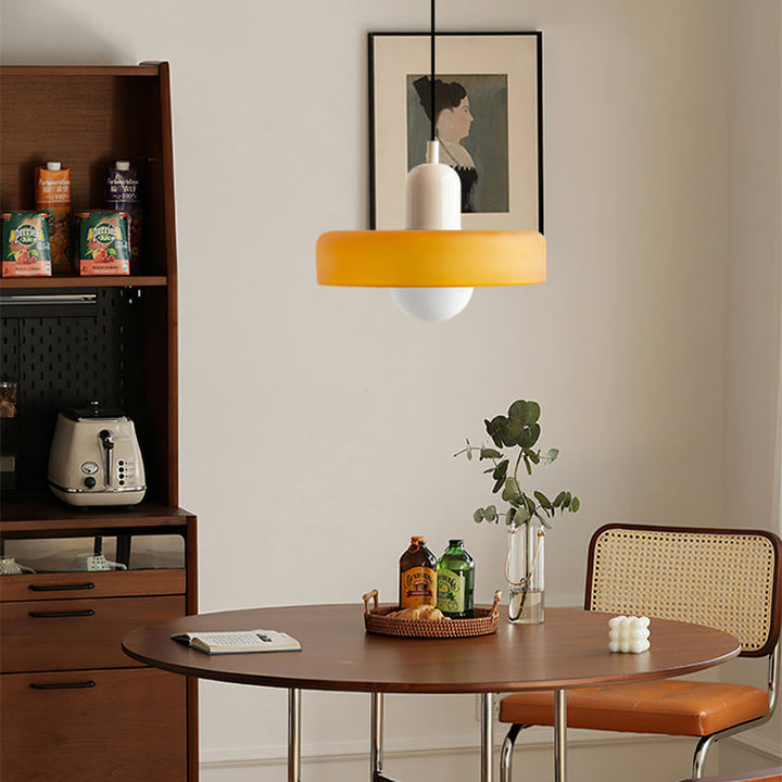 Fargerik Taklampe | Bauhaus-stil | Kunstnerisk Design