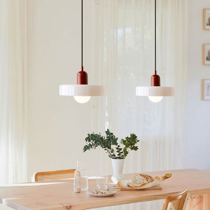 Fargerik Taklampe | Bauhaus-stil | Kunstnerisk Design