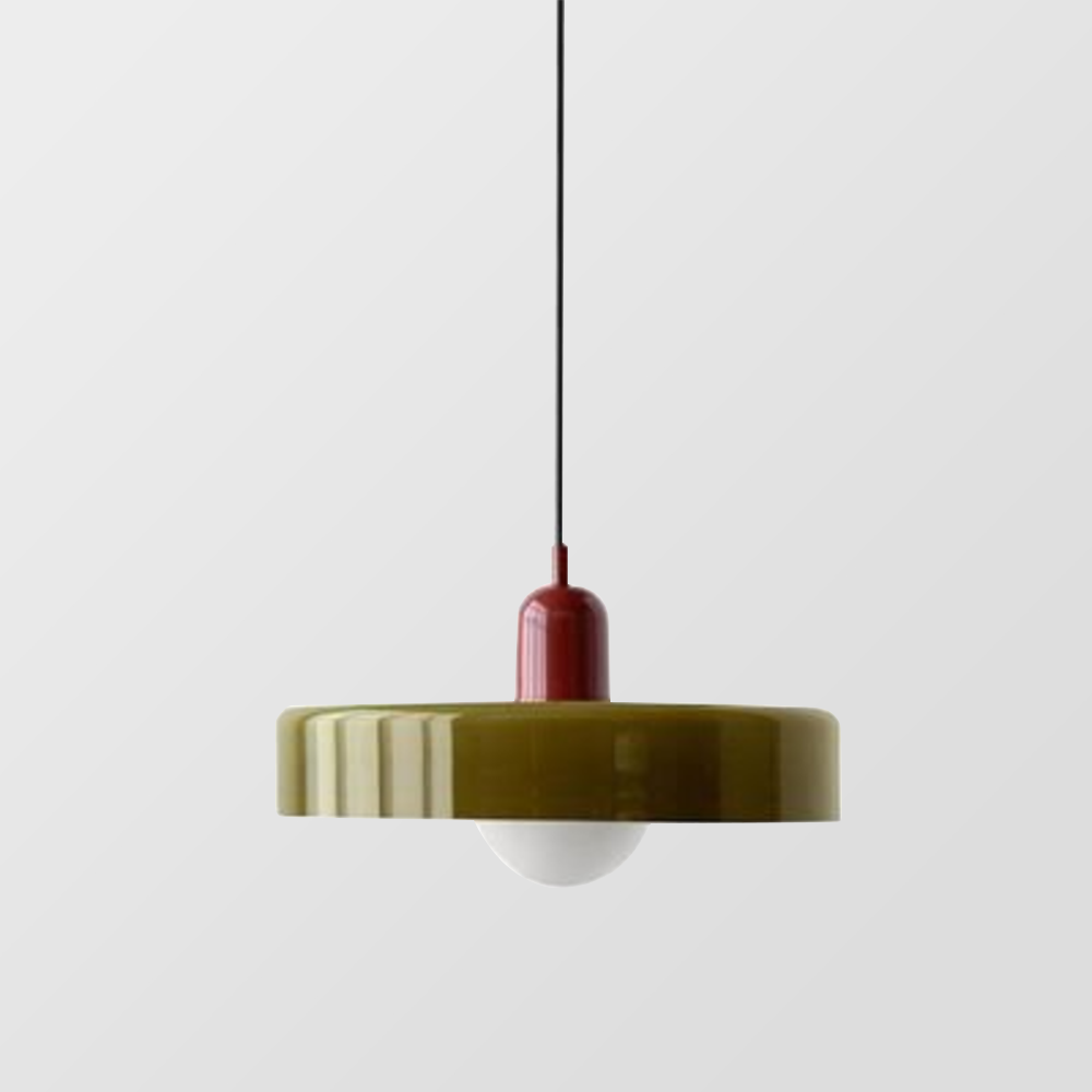 Fargerik Taklampe | Bauhaus-stil | Kunstnerisk Design
