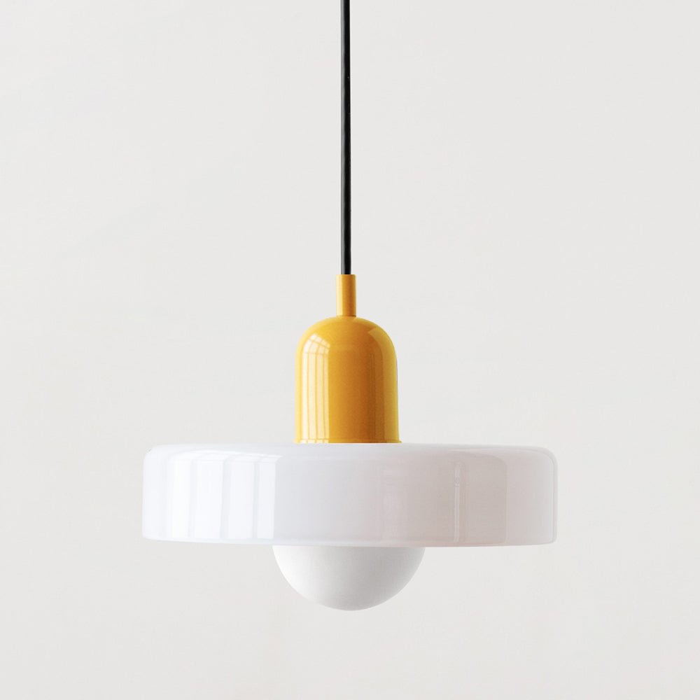 Fargerik Taklampe | Bauhaus-stil | Kunstnerisk Design