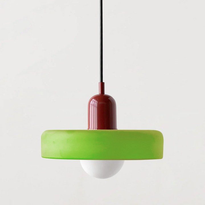 Fargerik Taklampe | Bauhaus-stil | Kunstnerisk Design