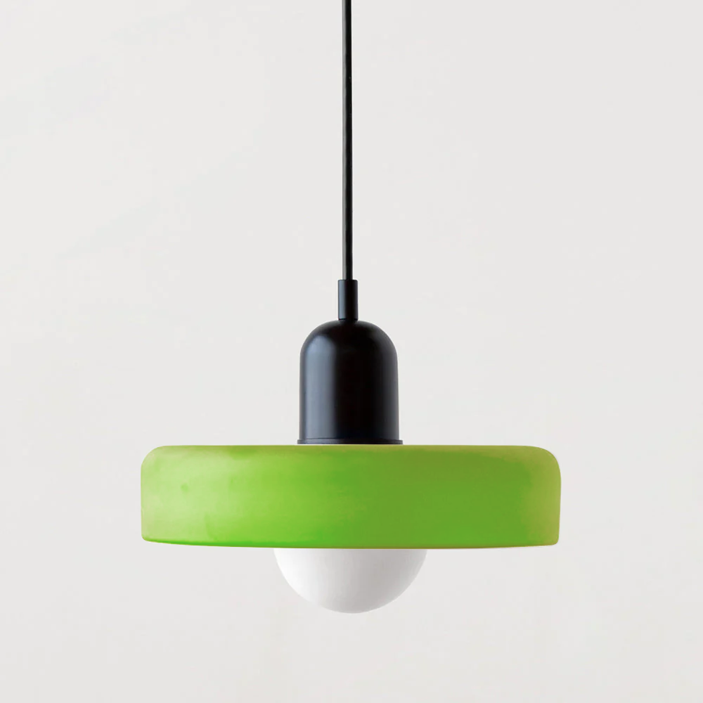Fargerik Taklampe | Bauhaus-stil | Kunstnerisk Design