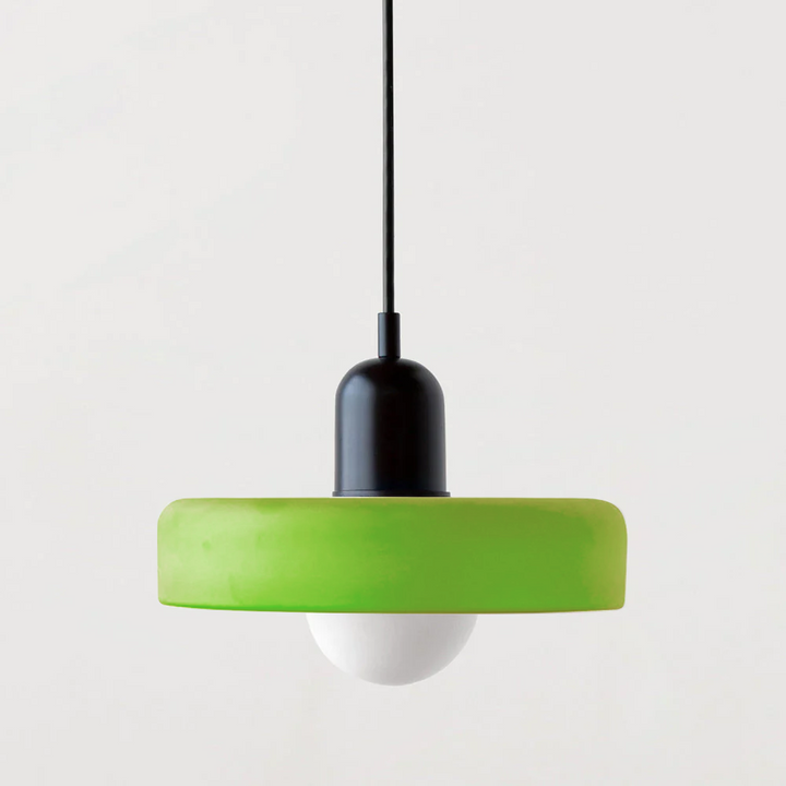 Fargerik Taklampe | Bauhaus-stil | Kunstnerisk Design