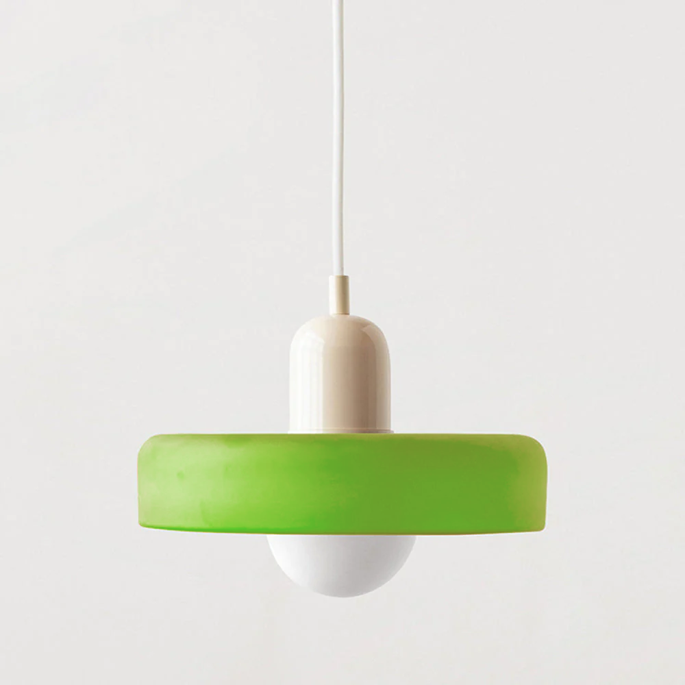 Fargerik Taklampe | Bauhaus-stil | Kunstnerisk Design