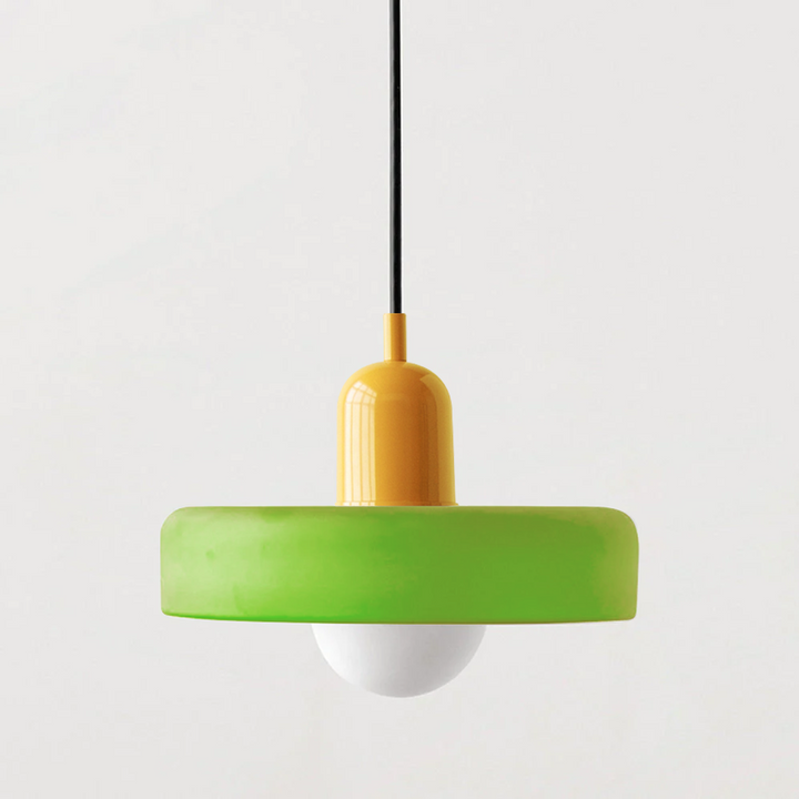 Fargerik Taklampe | Bauhaus-stil | Kunstnerisk Design
