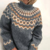 Knitted sweater for women