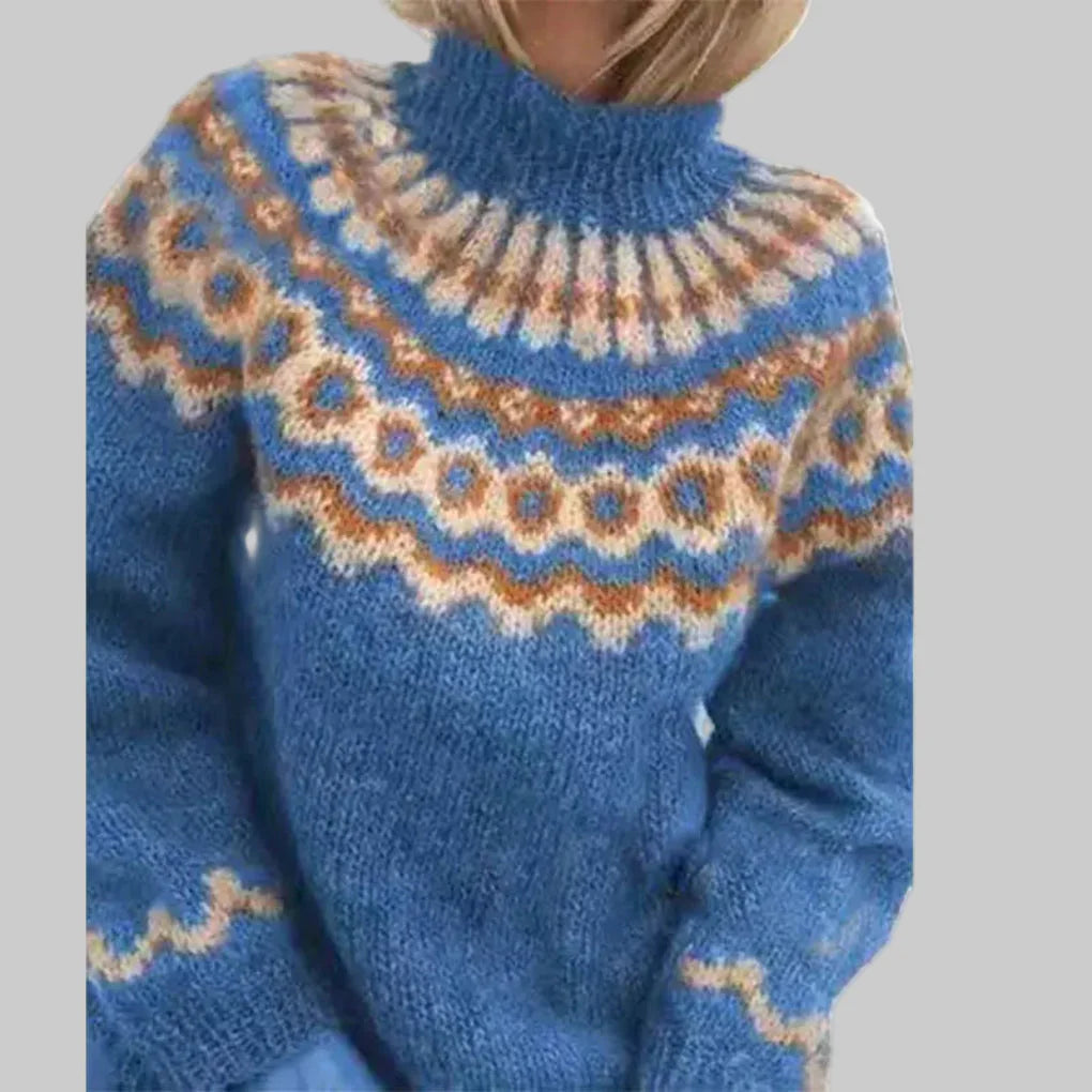 Knitted sweater for women