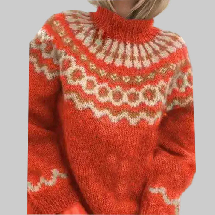 Knitted sweater for women