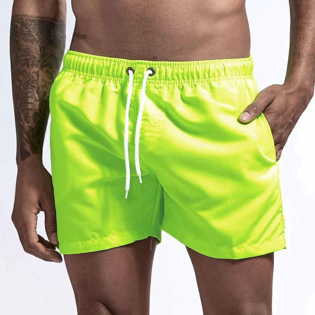 Men's swim shorts with quick-dry