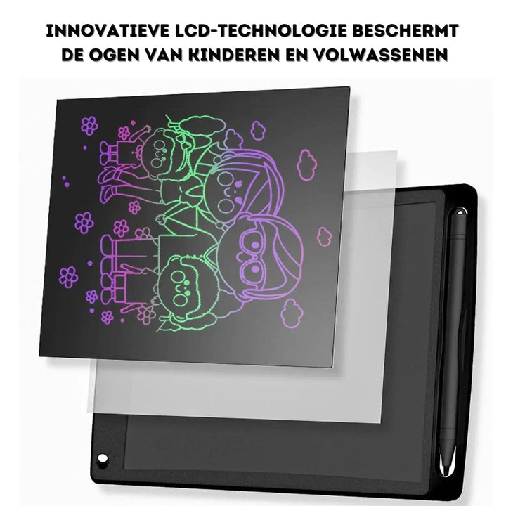 LCD-tegnebrett for barn