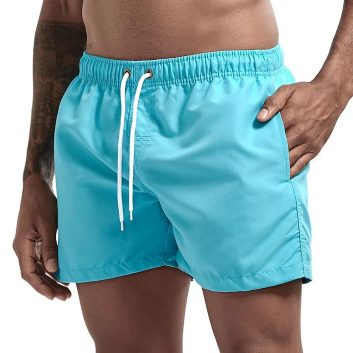 Men's swim shorts with quick-dry