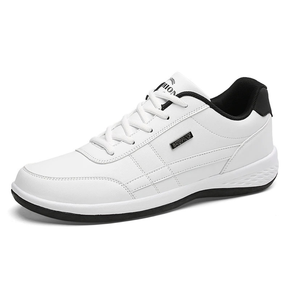 Orthopedic leather sneakers for men