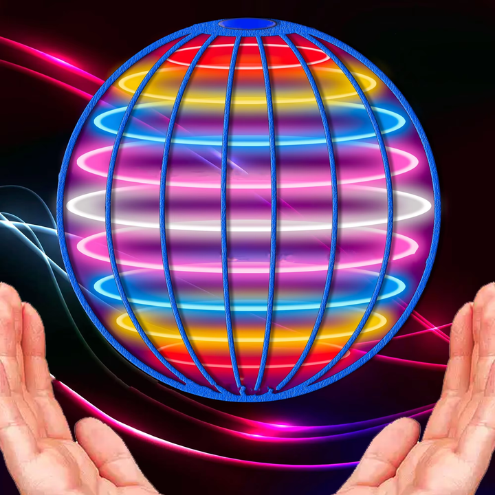 Magisk flyvende ball med LED-belysning – Boomerang-drone-leke for barn