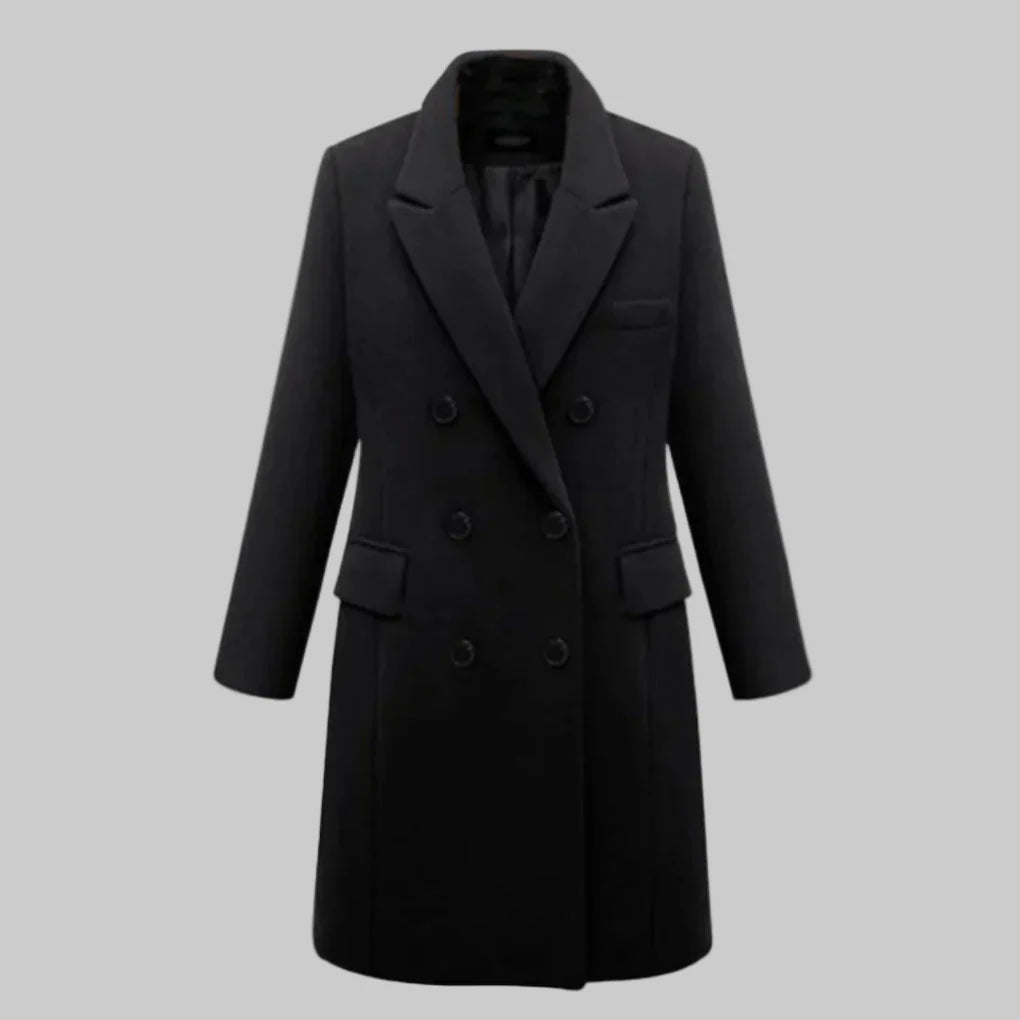 Lang vinterfrakk for kvinner – Elegant dekning med vinterklar stil