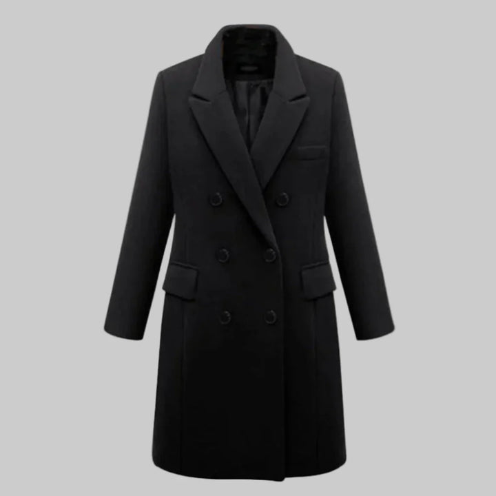 Lang vinterfrakk for kvinner – Elegant dekning med vinterklar stil