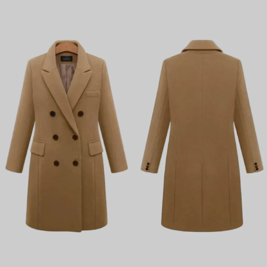 Lang vinterfrakk for kvinner – Elegant dekning med vinterklar stil