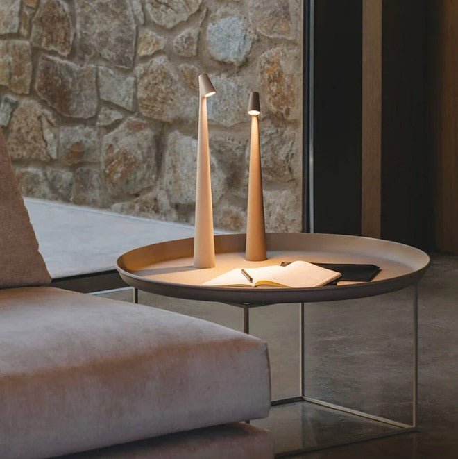 Oppladbar LED-Bordlampe – Ledningsfri, Dimbar, Moderne Belysning