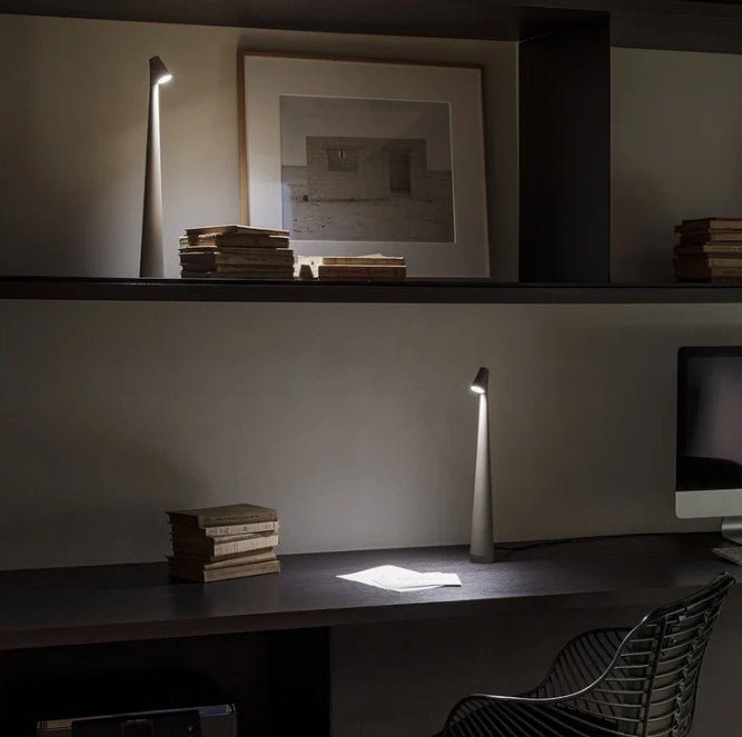 Oppladbar LED-Bordlampe – Ledningsfri, Dimbar, Moderne Belysning