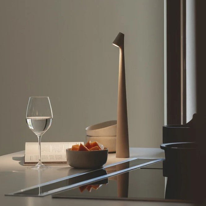Oppladbar LED-Bordlampe – Ledningsfri, Dimbar, Moderne Belysning