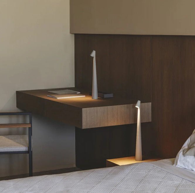 Oppladbar LED-Bordlampe – Ledningsfri, Dimbar, Moderne Belysning