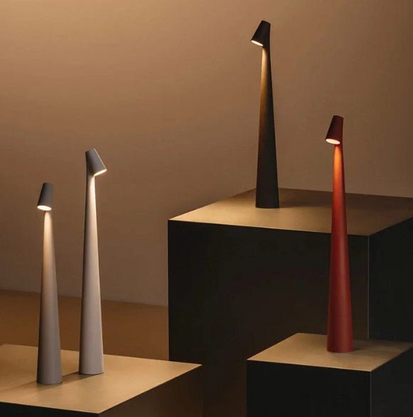 Oppladbar LED-Bordlampe – Ledningsfri, Dimbar, Moderne Belysning