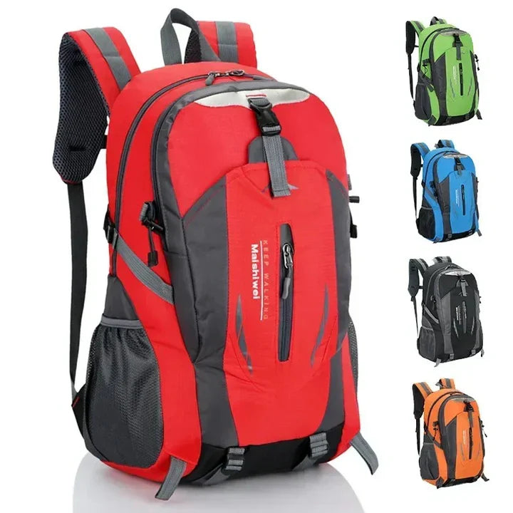 Waterproof outdoor travel backpack with multiple compartments
