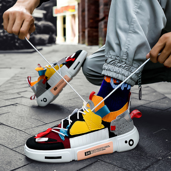 Breathable mesh shoes for men