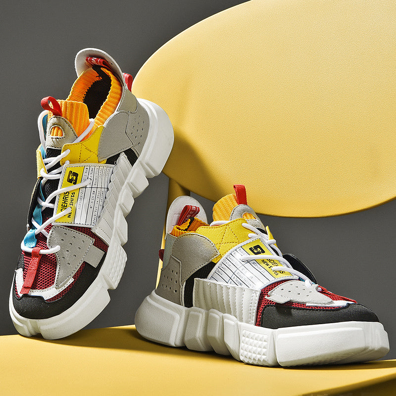 Breathable mesh shoes for men
