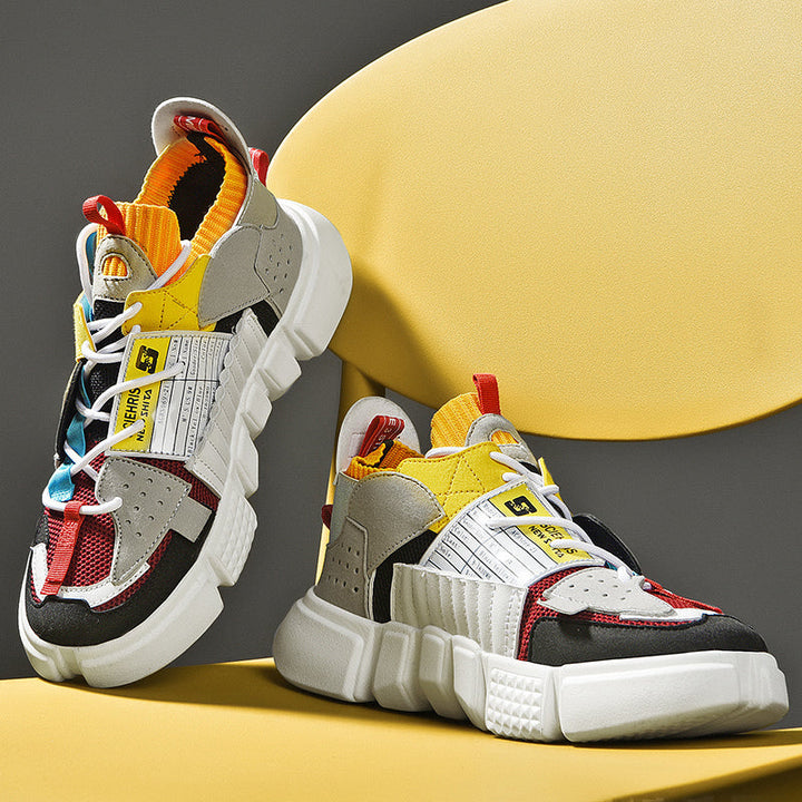Breathable mesh shoes for men