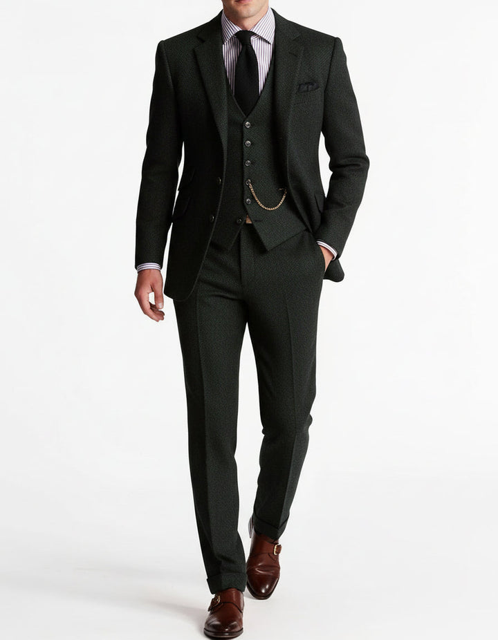 Klassisk tredelt tweeddress for herre